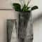 Glitzhome® Geometric Antique Silver Metal Floor Vases Set